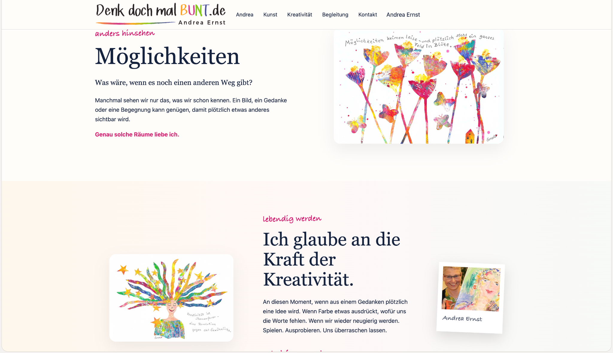 Screenshot Denk doch mal BUNT